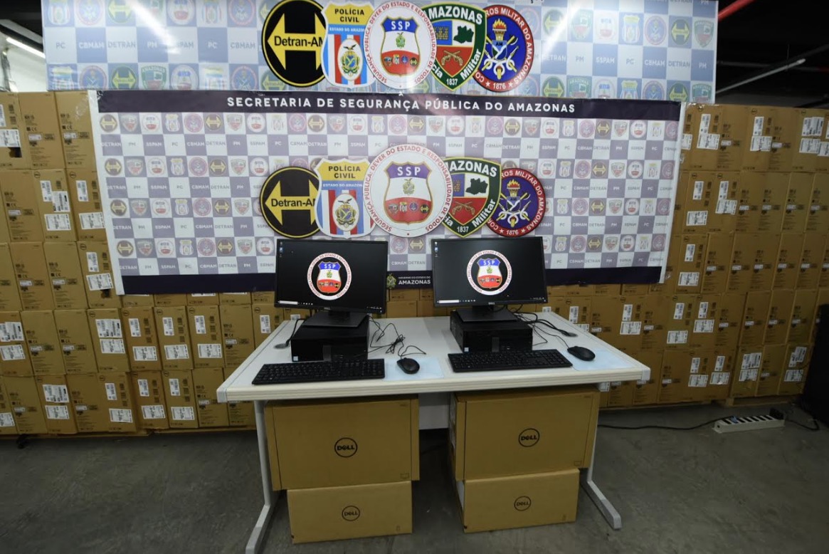 Mais de mil computadores são entregues para sistema de segurança no Amazonas