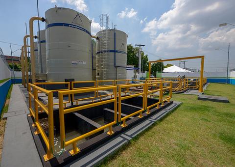 Nova Estação de Tratamento de Esgoto é inaugurada e beneficia 12 mil moradores em Manaus