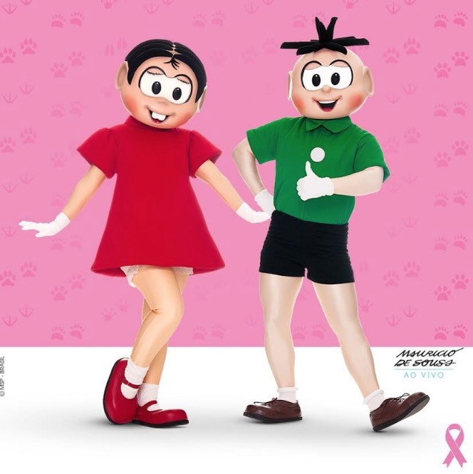 Mônica e Cebolinha recebem fãs em Manaus até domingo