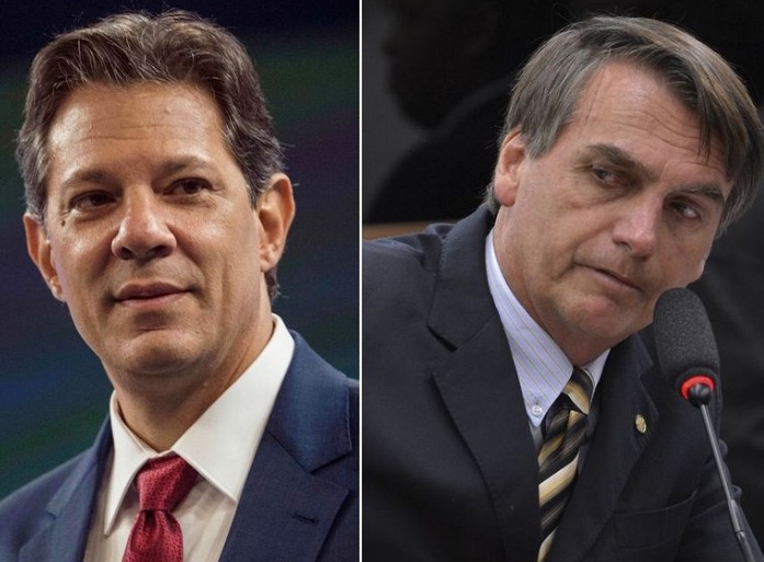 Pesquisa CUT/Vox Populi: Bolsonaro 53% e Haddad 47%