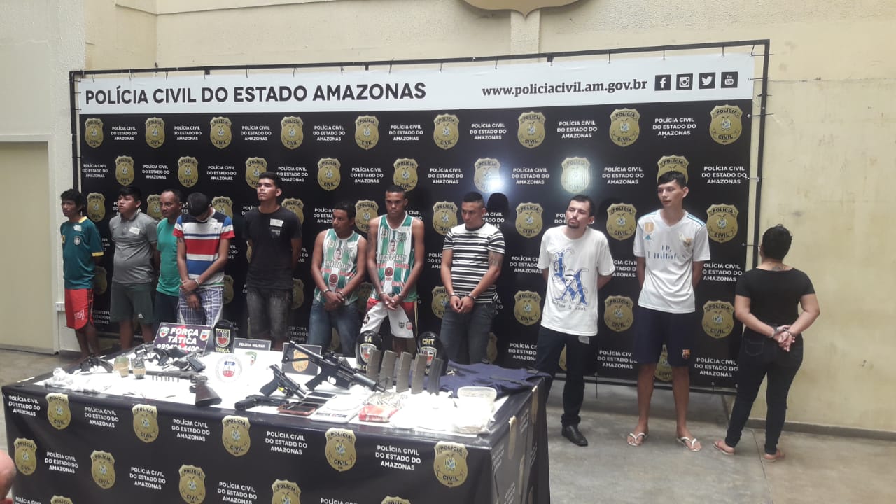 Polícia prende 15 pessoas durante operação 'Saturação' em Manaus 