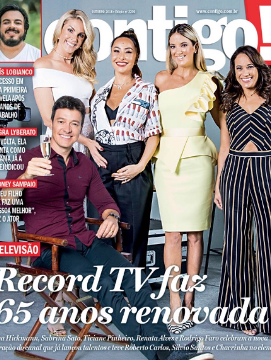 Capa de revista exclui apresentadores e causa mal-estar na Record