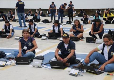 TRE-AM realiza testes de transmissão via satélite em equipamentos