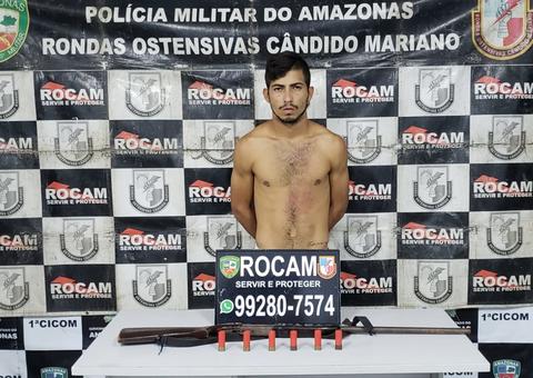 Suspeito de participar de tiroteio no Igarapé do 40 é preso em Manaus