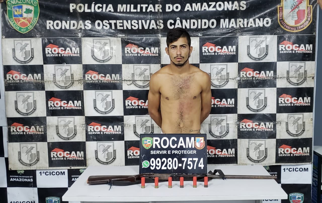 Suspeito de participar de tiroteio no Igarapé do 40 é preso em Manaus
