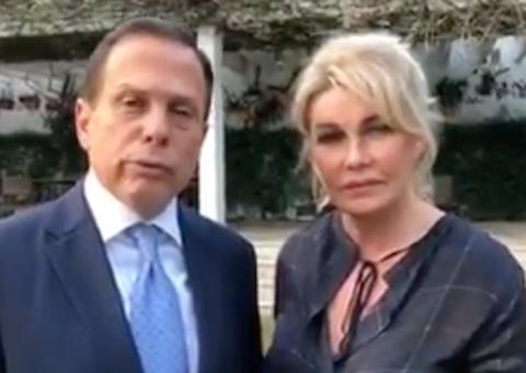 Ao lado da mulher, Dória chama de 'fake news’ vídeo onde supostamente aparece em orgia