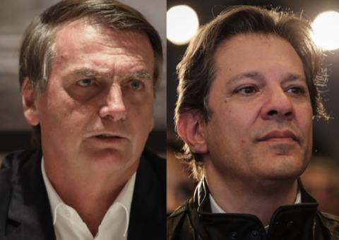 Ibope: Bolsonaro aparece com 57% dos votos válidos, e Haddad, 43%