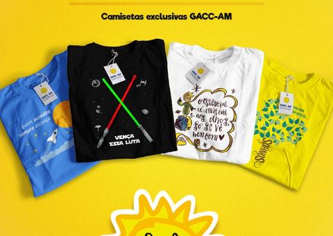 Camisetas do GACC-AM já estão à venda para arrecadar fundos