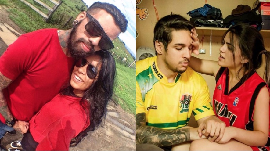 Casais de youtubers brigam após um pedir para ver nude vazado da namorada do outro