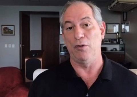 Ciro Gomes diz em vídeo que não vai 'tomar lado' porque quer 'preservar um caminho'