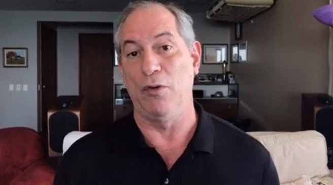 Ciro Gomes diz em vídeo que não vai 'tomar lado' porque quer 'preservar um caminho'