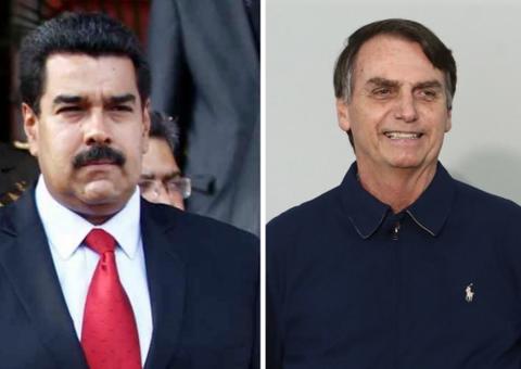 Maduro felicita Bolsonaro e deseja respeito 'sem a ingerência nos assuntos internos'