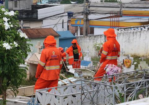 Prefeitura intensifica preparação dos cemitérios para o Dia de Finados