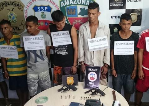 Em Manaus, grupo suspeito de envolvimento com o tráfico é preso após manter mulher em cárcere
