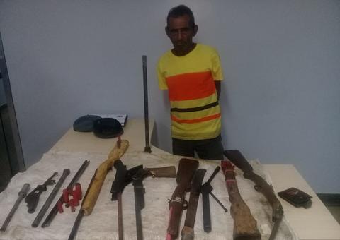 Polícia desarticula fábrica de arma caseira em Manaus 