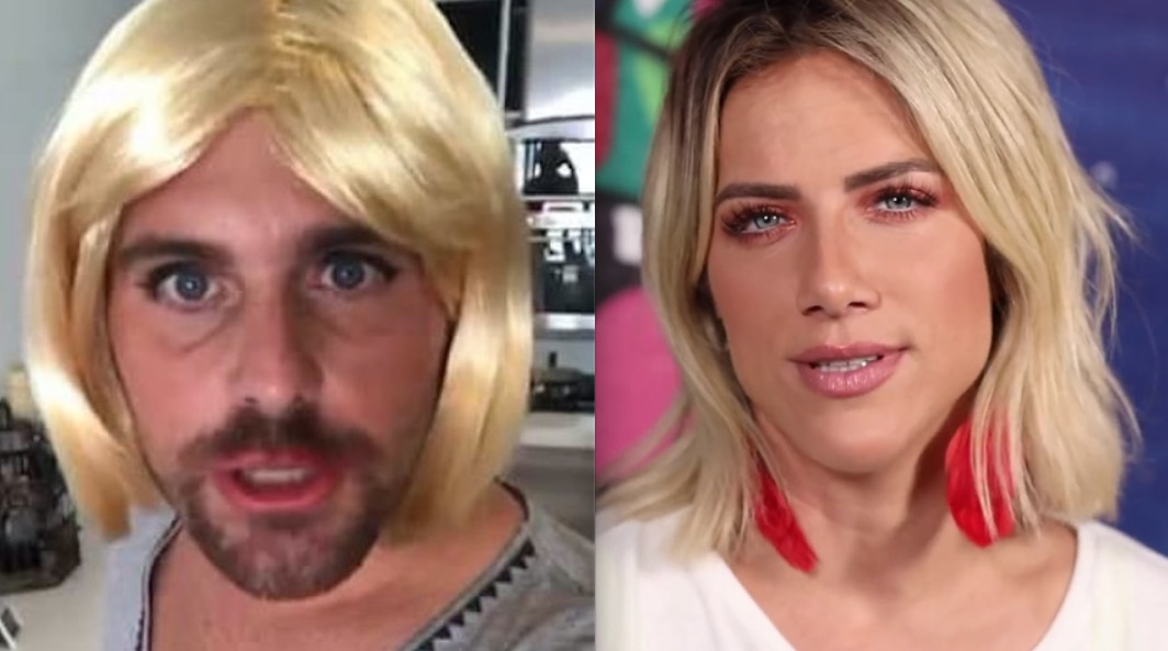 De peruca loira, irmão de Bruno Gagliasso  faz chacota de Giovanna Ewbank após briga