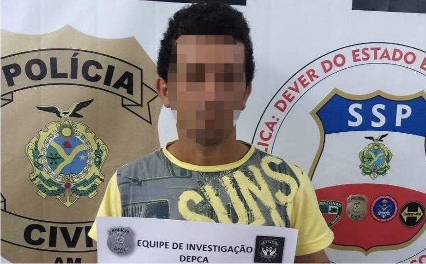 Caseiro é preso suspeito de estuprar filha dos patrões em Manaus