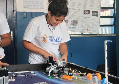 Alunos da rede municipal participam da etapa nacional da Olimpíada Brasileira de Robótica