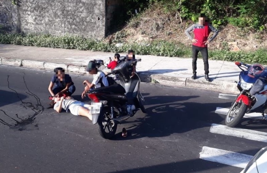 Atropelamento na av. Rodrigo Otávio causa congestionamento quilométrico