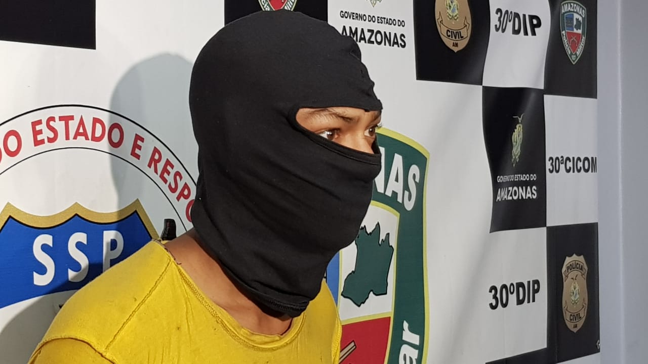 Adolescente é apreendido suspeito roubar motorista de aplicativo em Manaus