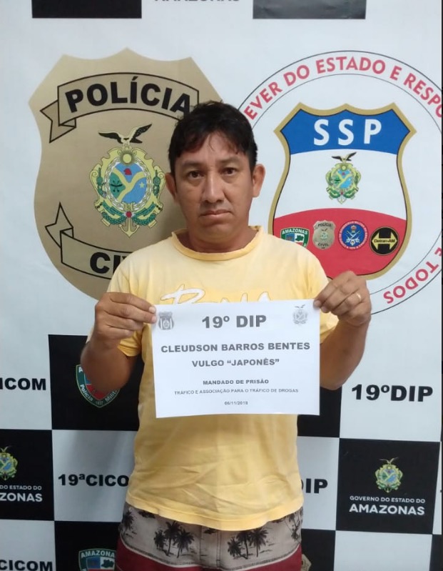 “Japonês”é preso suspeito de tráfico de drogas em Manaus