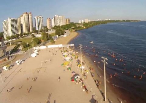 Praia da Ponta Negra pode ser interditada por conta da vazante    