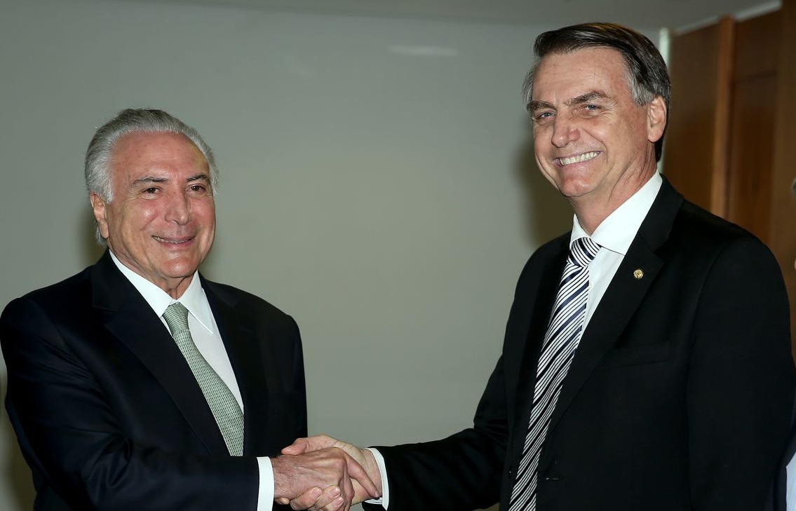 Bolsonaro diz que 'muita coisa' do governo Temer vai ser mantida