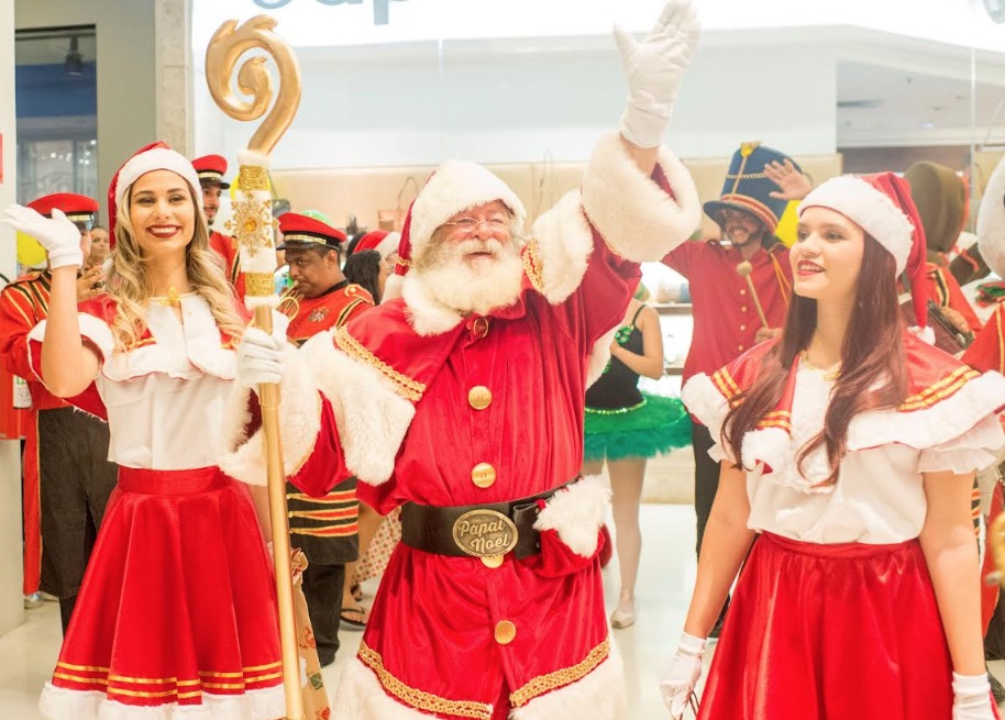 Papai Noel chega a shopping da Zona Oeste neste domingo
