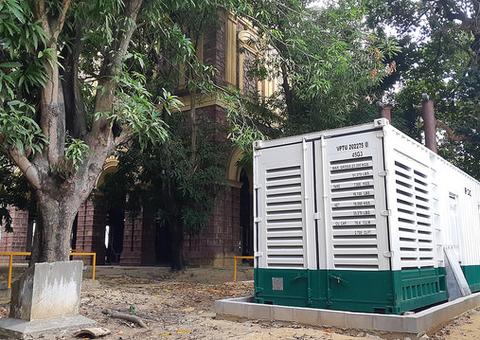 Ageman acompanha instalação de geradores nos reservatórios de água