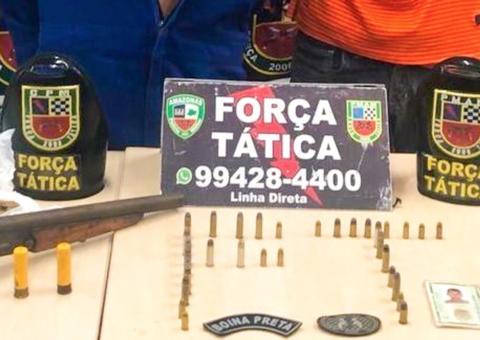 Após ser preso com drogas e arma, homem confessa ser autor de homicídio em Manaus