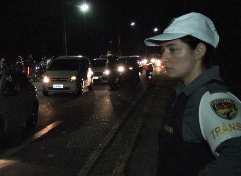 Detran intensifica fiscalização para coibir ‘rachas’ em Manaus