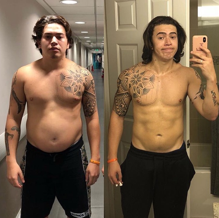 Whindersson Nunes surpreende ao mostrar antes e depois de eliminar 28kg