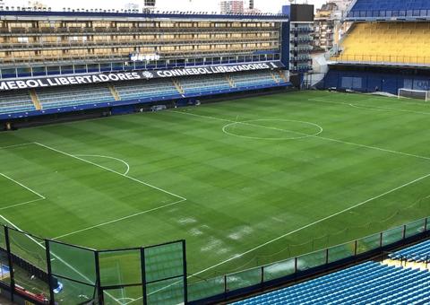 Chuva afeta gramado da Bombonera e ameaça realização de Boca x River neste sábado