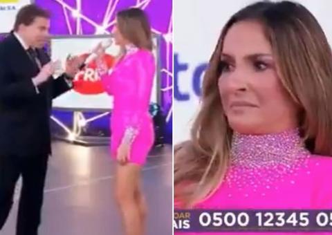 Silvio Santos causa polêmica e deixa Claudia Leitte constrangida no Teleton: 'excitado'