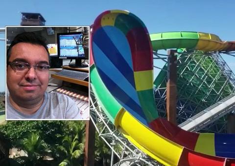 Acidente que matou radialista no Beach Park foi causado por excesso de peso, diz laudo