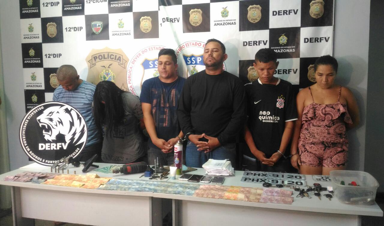 Grupo suspeito de furtar e adulterar motocicletas é preso em Manaus 