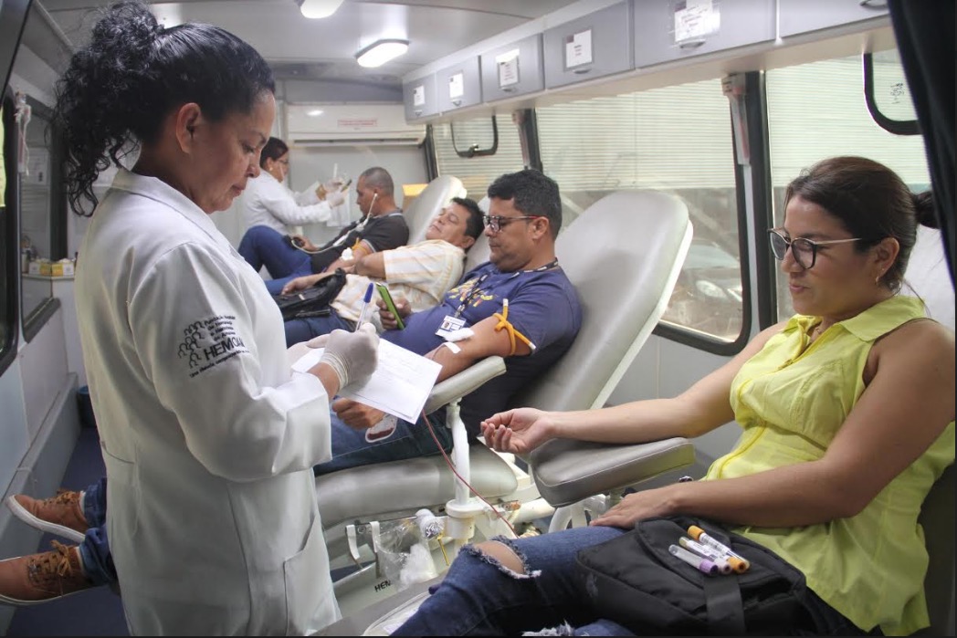 Doação de sangue na Semed arrecada mais de 60 bolsas de sangue em Manaus