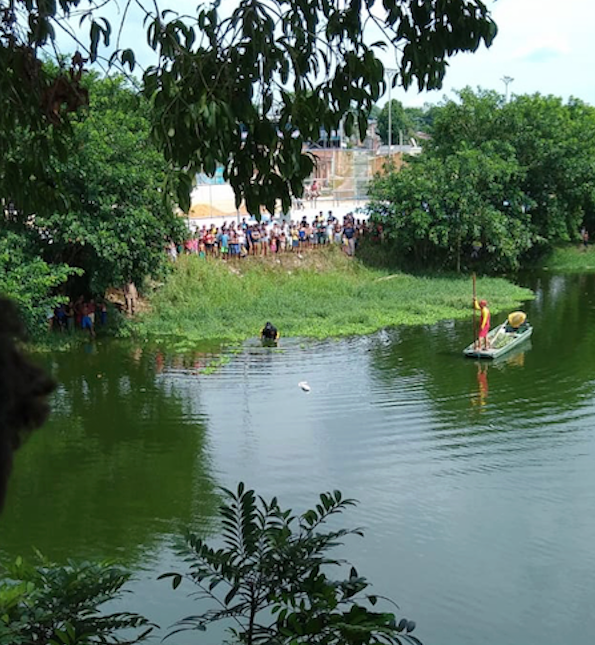 Homem se joga em lago para fugir de suspeitos e acaba morto a tiros em Manaus