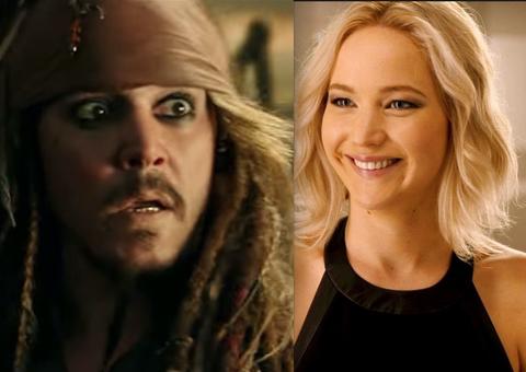 Jennifer Lawrence pode substituir Johnny Depp no reboot de Piratas do Caribe