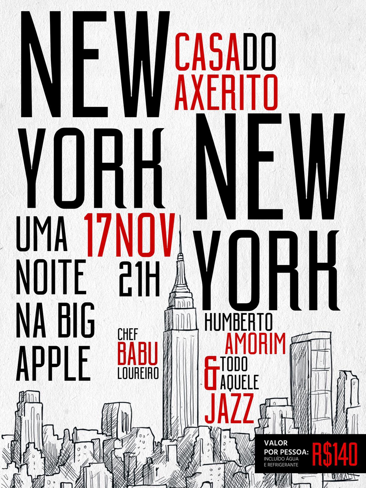 Casa do Axerito troca baião por Manhattan Burguer e forró por jazz em noite especial