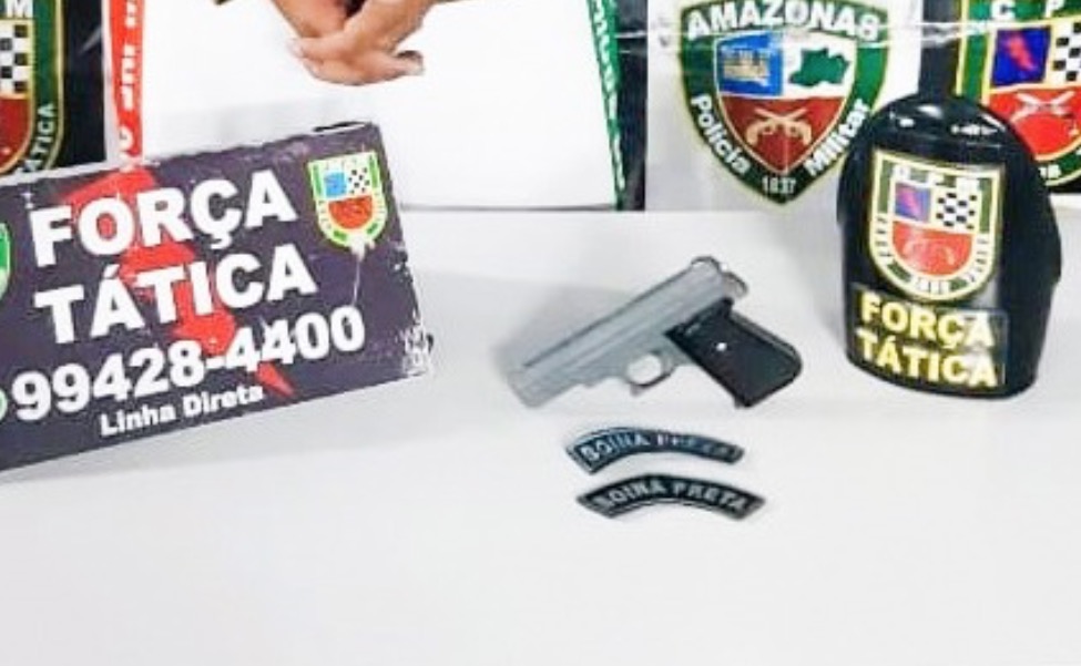 Após jogar carregador em igarapé, homem é preso com pistola em área vermelha de Manaus