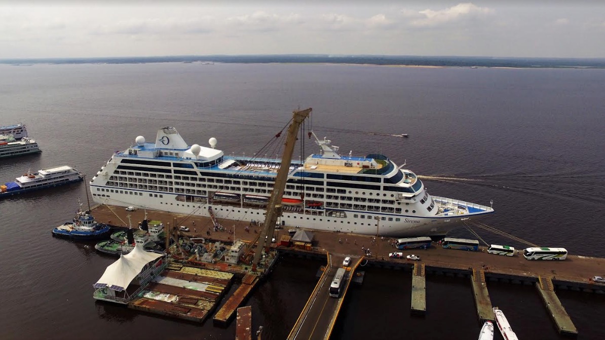 Temporada de cruzeiros está aberta em Manaus