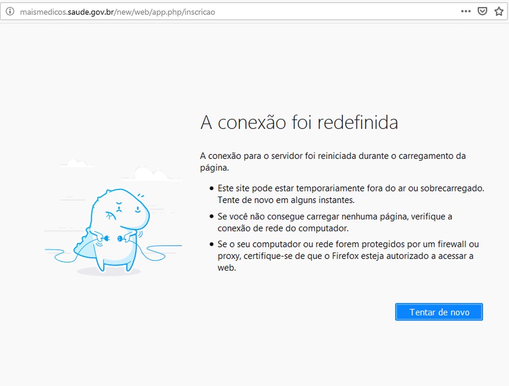 Site para inscrições no Mais Médicos registra instabilidade