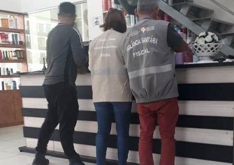 Vigilância Sanitária fiscaliza mais de 50 salões de beleza em Manaus