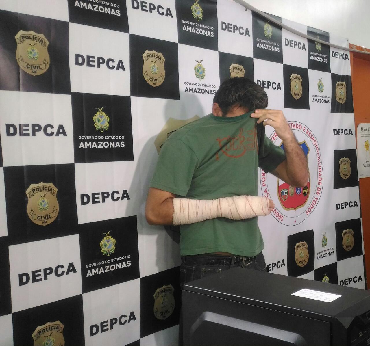 Em Manaus, homem é preso por portar vídeos de sexo com crianças e compartilhar na internet