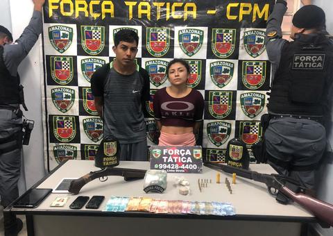 Polícia prende dez pessoas e apreende dois adolescentes em Manaus 