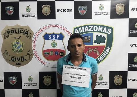 Foragido da Justiça do Pará é recapturado em Manaus