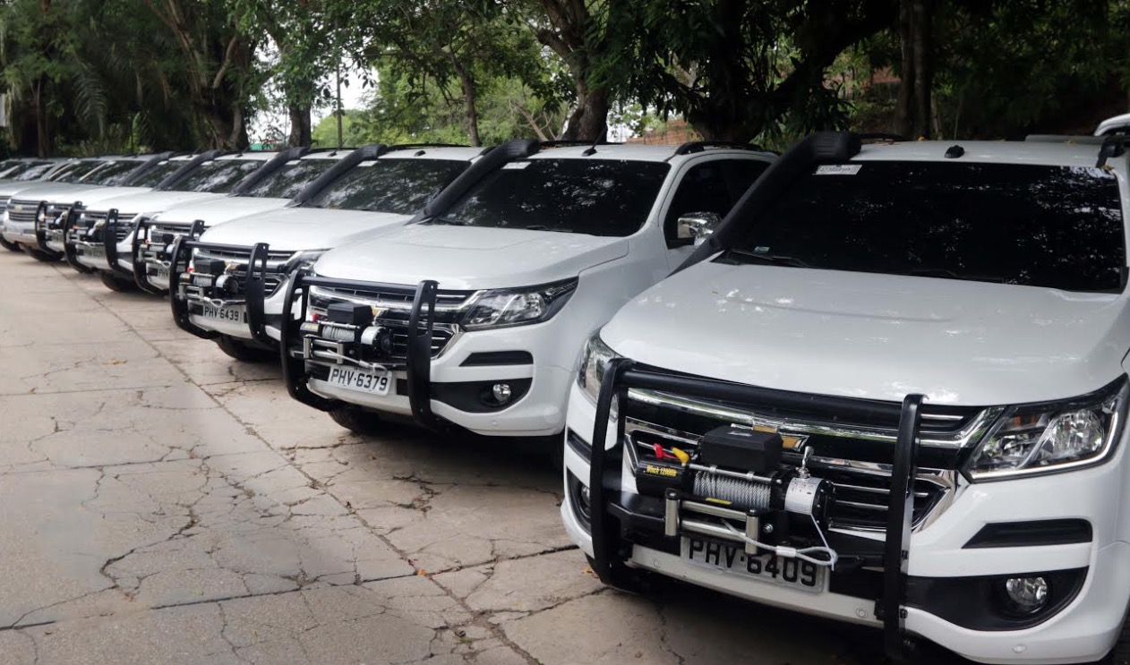 Sema e Ipaam recebem veículos novos para combate de crimes ambientais no Amazonas