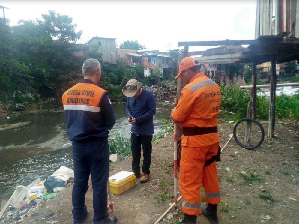 Defesa Civil e CPRM definem cotas de atenção, alerta e emergência de enchente no Amazonas