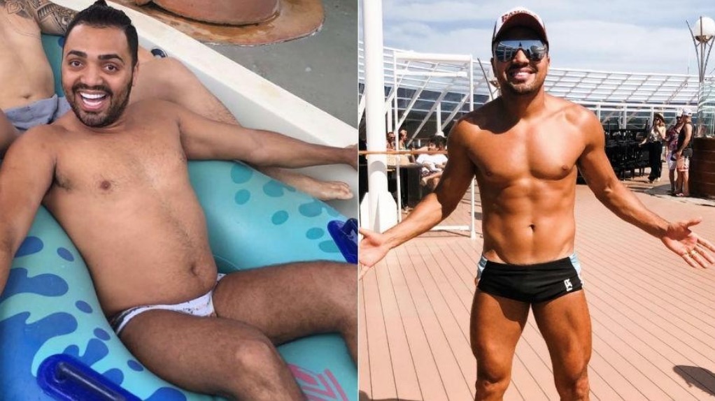 Tirulipa seca 12kg e mostra corpo sarado na internet